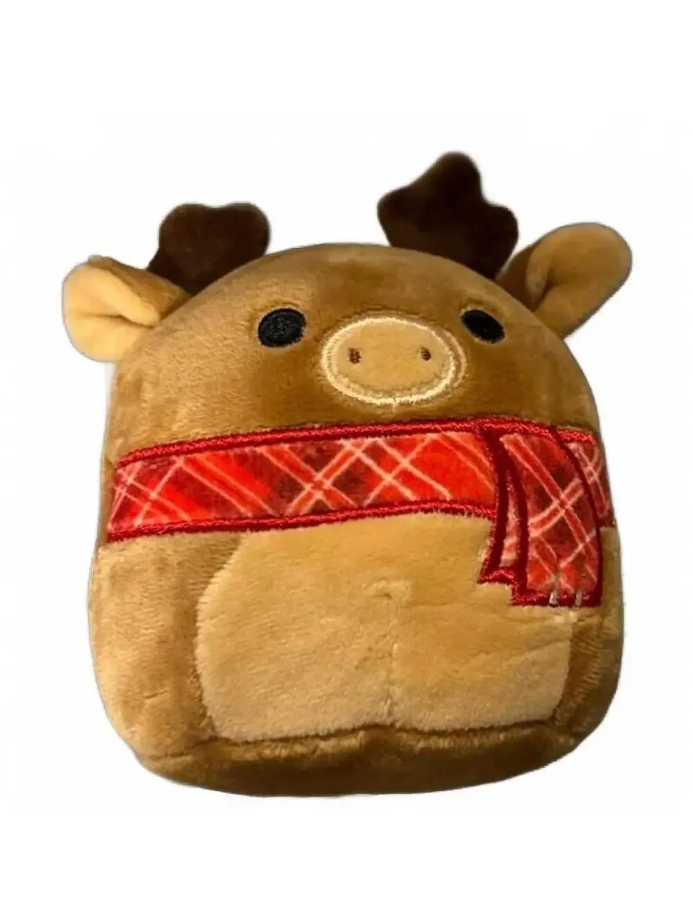 Squishmallow 4-Inch Brown Reindeer Plush - 2022 Mystery Capsule Collectible